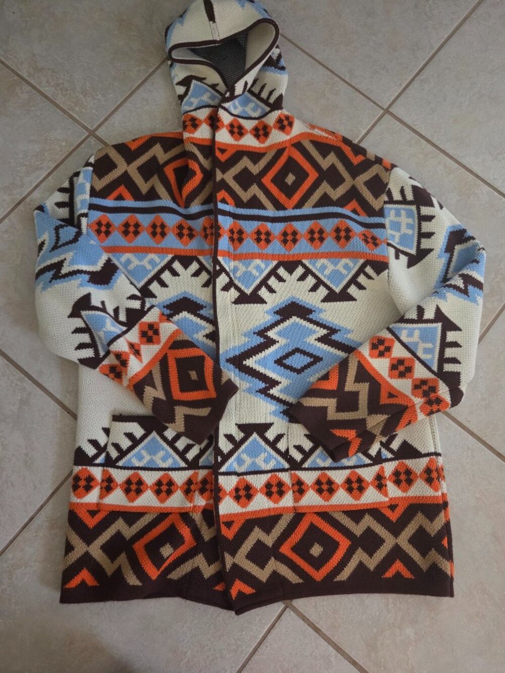 One In A Million Aztec Hoodie Cardigan 4XB